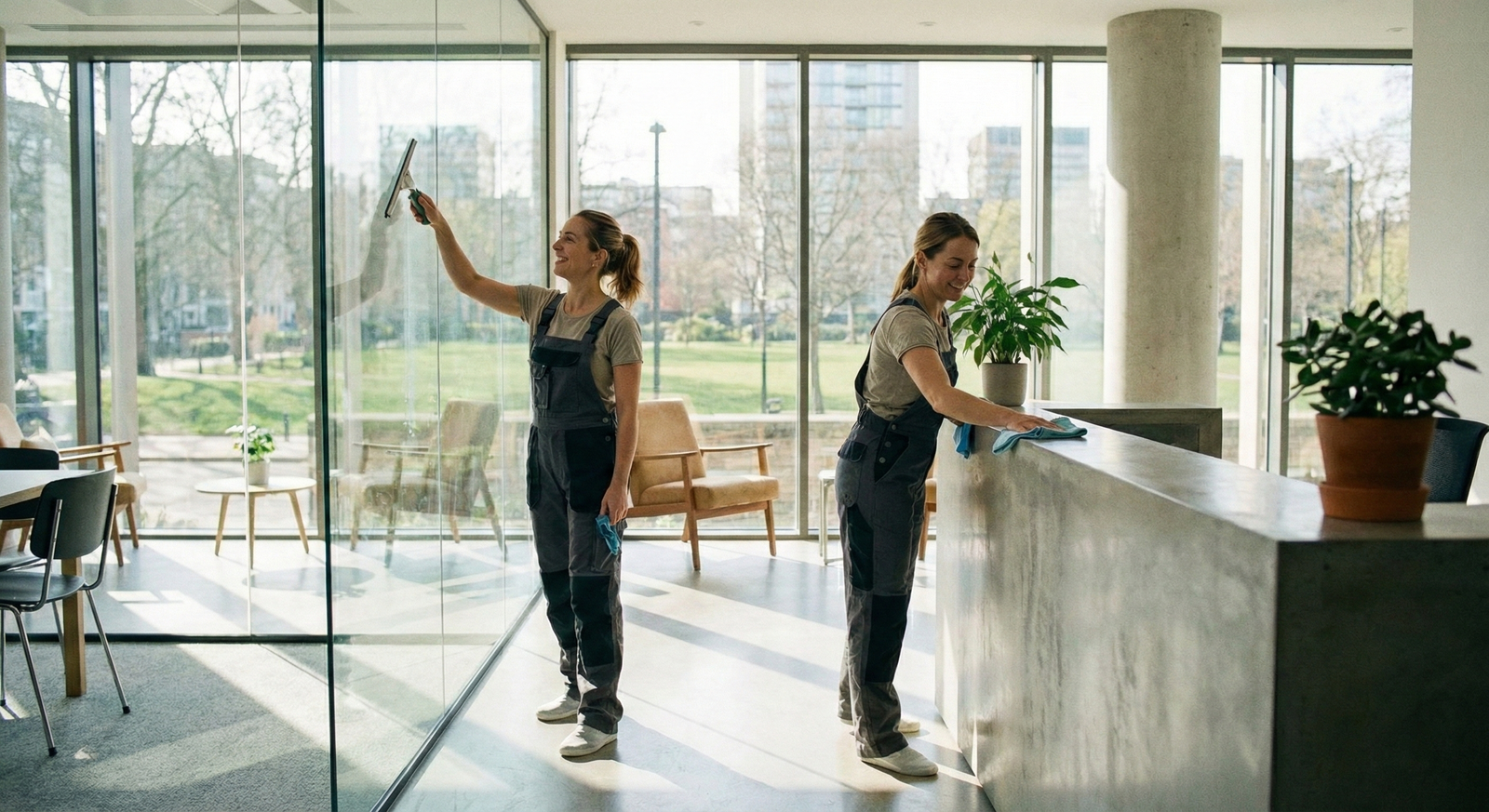 Luxury clean living room